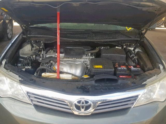 4T1BF1FK3CU543454 - 2012 TOYOTA CAMRY BASE GREEN photo 7