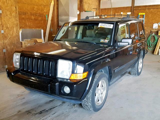 1J8HG48K26C268706 - 2006 JEEP COMMANDER BLACK photo 2