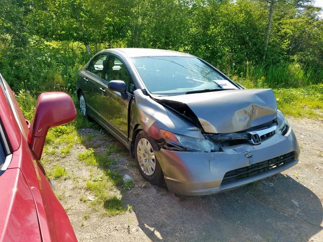 2HGFA15238H116132 - 2008 HONDA CIVIC DX GRAY photo 1