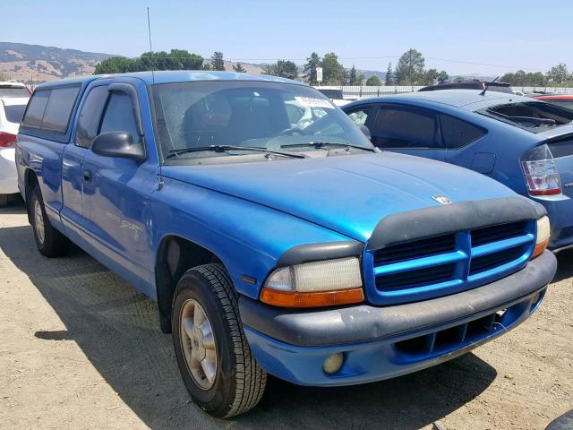 1B7FL22P8XS232755 - 1999 DODGE DAKOTA BLUE photo 1