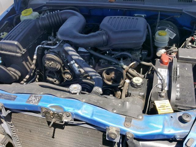 1B7FL22P8XS232755 - 1999 DODGE DAKOTA BLUE photo 7