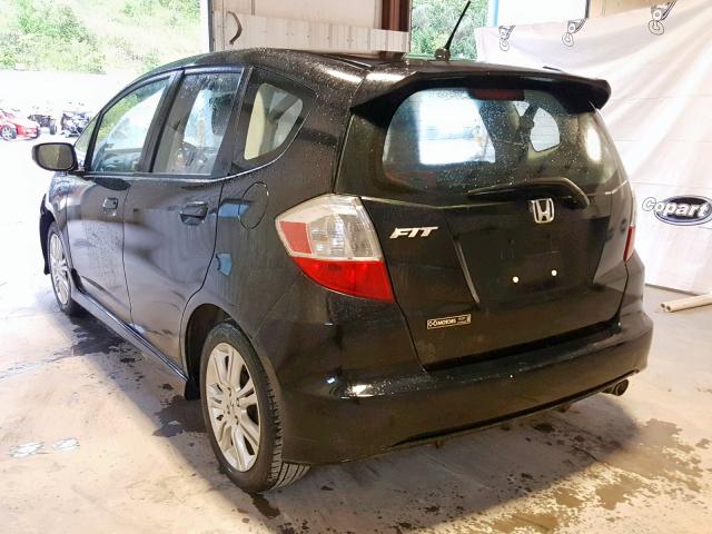 JHMGE8H50BC024751 - 2011 HONDA FIT SPORT BLACK photo 3