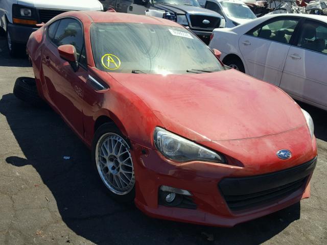 JF1ZCAC10D1602220 - 2013 SUBARU BRZ 2.0 LI RED photo 1