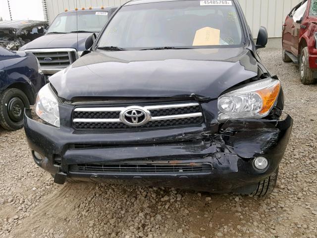 JTMBD31V686054923 - 2008 TOYOTA RAV4 LIMIT BLACK photo 9