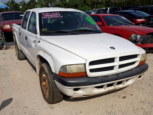 1D7HL38X33S114067 - 2003 DODGE DAKOTA QUA WHITE photo 1