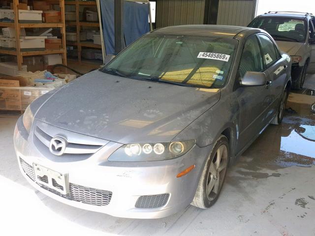 1YVHP80D175M07705 - 2007 MAZDA 6 S GRAY photo 2