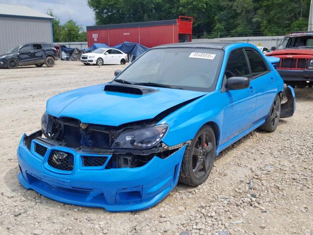 JF1GD79606G522328 - 2006 SUBARU IMPREZA WR BLUE photo 2