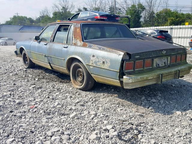 2G1AN69J7C1211749 - 1982 CHEVROLET CAPRICE CL BLUE photo 3