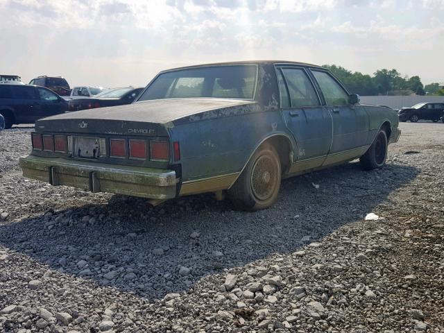 2G1AN69J7C1211749 - 1982 CHEVROLET CAPRICE CL BLUE photo 4