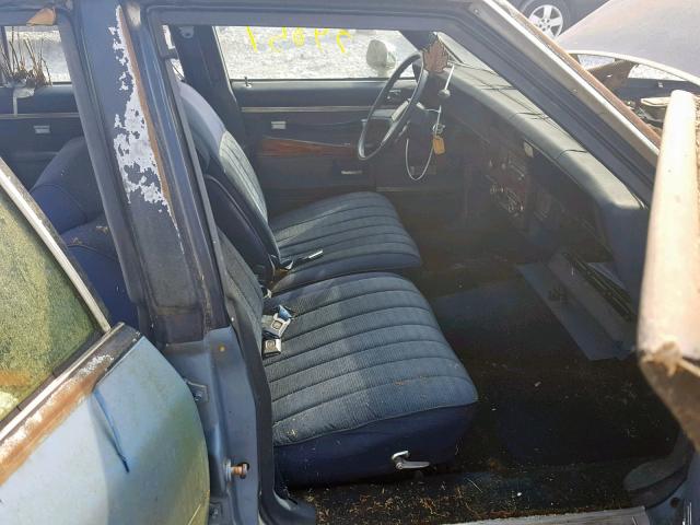 2G1AN69J7C1211749 - 1982 CHEVROLET CAPRICE CL BLUE photo 5