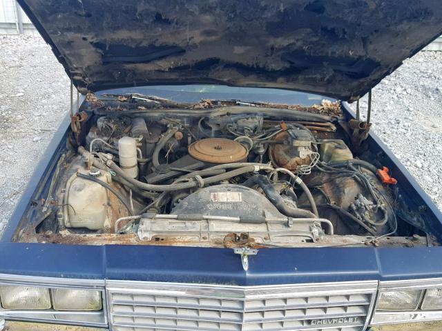 2G1AN69J7C1211749 - 1982 CHEVROLET CAPRICE CL BLUE photo 7