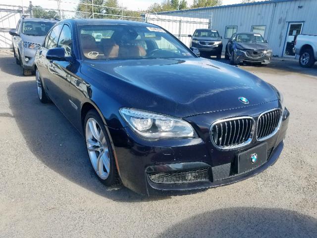 WBAYA8C57DD227607 - 2013 BMW 750 I BLUE photo 1