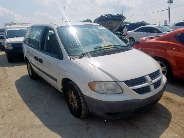 1D4GP25E66B680349 - 2006 DODGE CARAVAN SE WHITE photo 1