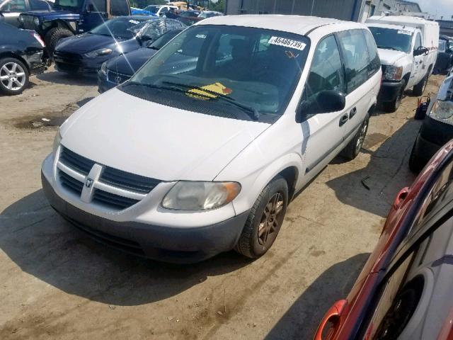 1D4GP25E66B680349 - 2006 DODGE CARAVAN SE WHITE photo 2