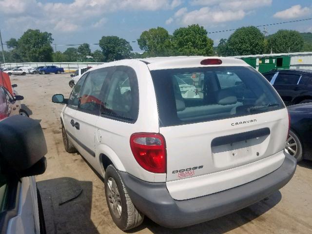 1D4GP25E66B680349 - 2006 DODGE CARAVAN SE WHITE photo 3