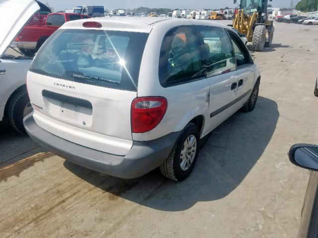 1D4GP25E66B680349 - 2006 DODGE CARAVAN SE WHITE photo 4