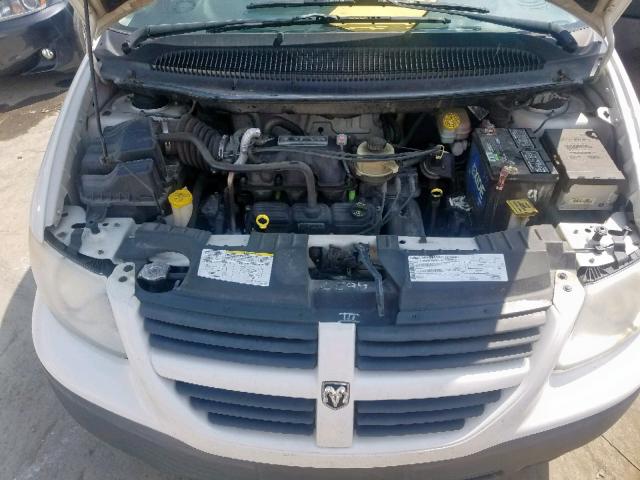 1D4GP25E66B680349 - 2006 DODGE CARAVAN SE WHITE photo 7