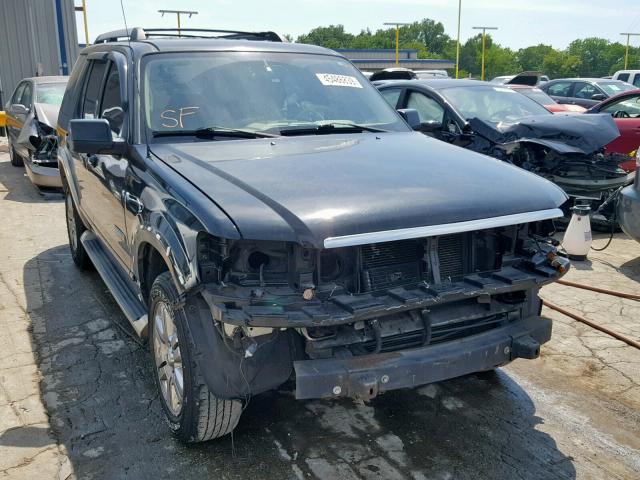 1FMEU74E37UA48857 - 2007 FORD EXPLORER E BLACK photo 1