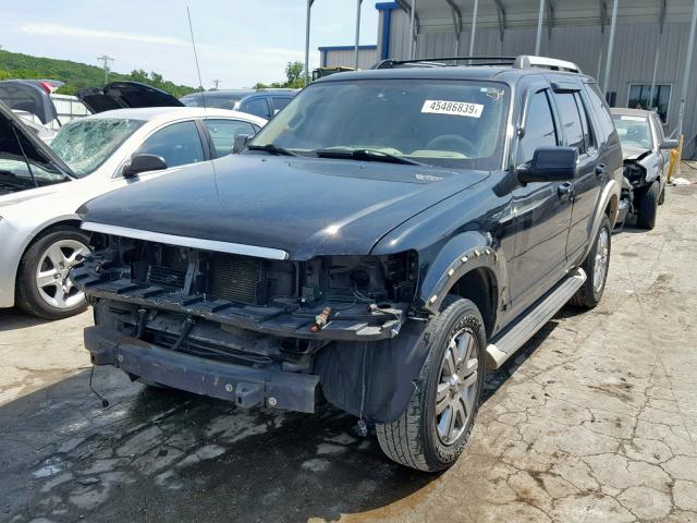 1FMEU74E37UA48857 - 2007 FORD EXPLORER E BLACK photo 2