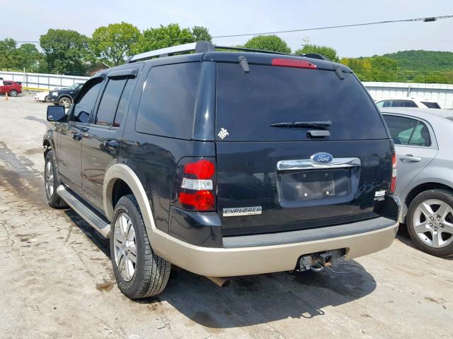 1FMEU74E37UA48857 - 2007 FORD EXPLORER E BLACK photo 3