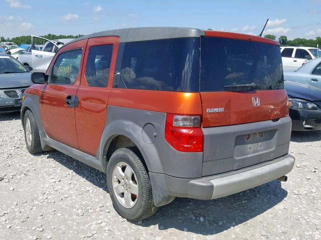 5J6YH18625L004531 - 2005 HONDA ELEMENT EX ORANGE photo 3