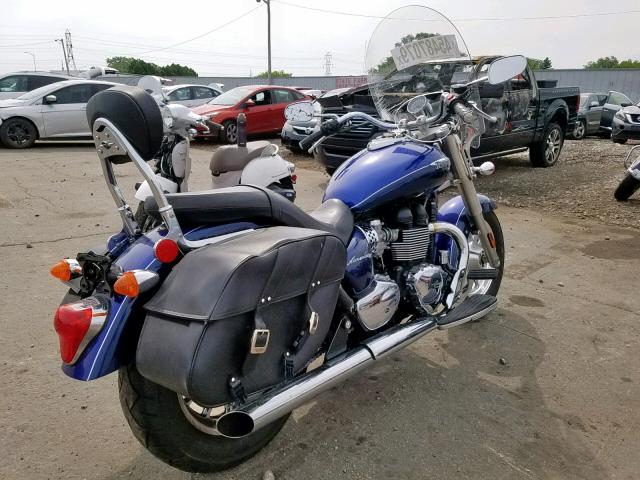 SMT905RN9FT676880 - 2015 TRIUMPH MOTORCYCLE AMERICA BLUE photo 4