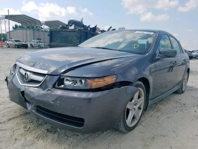 19UUA66225A075201 - 2005 ACURA TL GRAY photo 2