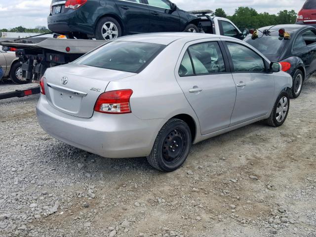 JTDBT903294049558 - 2009 TOYOTA YARIS SILVER photo 4