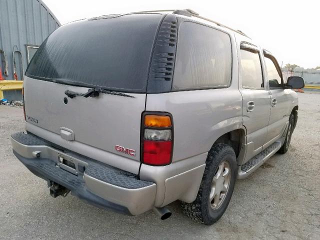 1GKEK63U05J111719 - 2005 GMC YUKON DENA BROWN photo 4