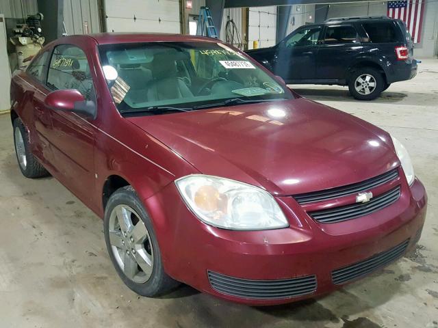 1G1AL15F677193649 - 2007 CHEVROLET COBALT LT BURGUNDY photo 1