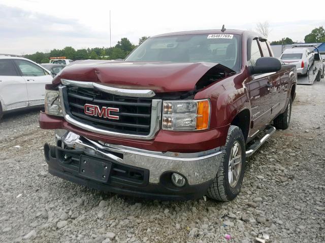 1GTEC29089E139272 - 2009 GMC SIERRA C15 RED photo 2