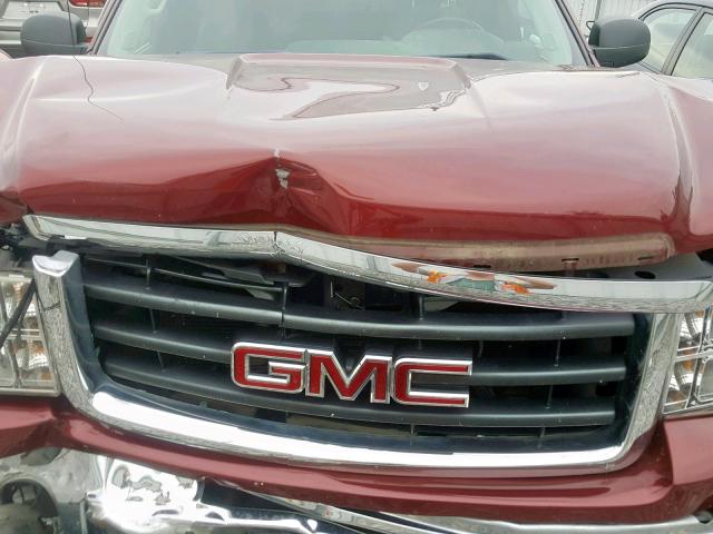 1GTEC29089E139272 - 2009 GMC SIERRA C15 RED photo 7