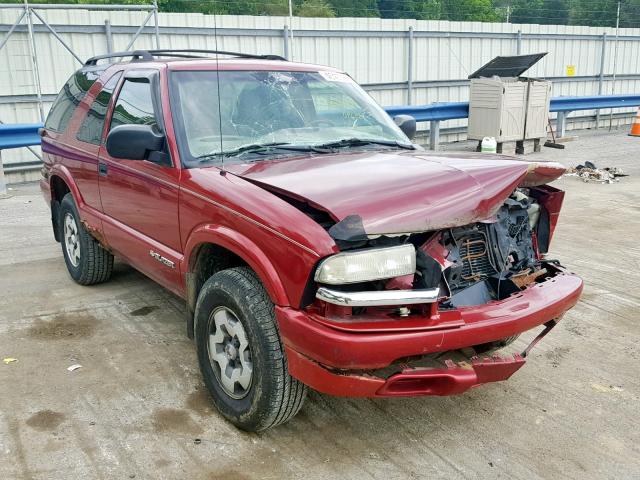 1GNCT18XX3K146336 - 2003 CHEVROLET BLAZER RED photo 1