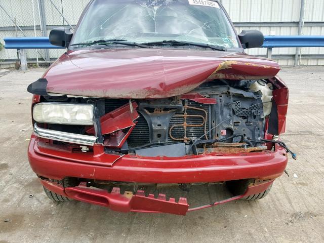 1GNCT18XX3K146336 - 2003 CHEVROLET BLAZER RED photo 9