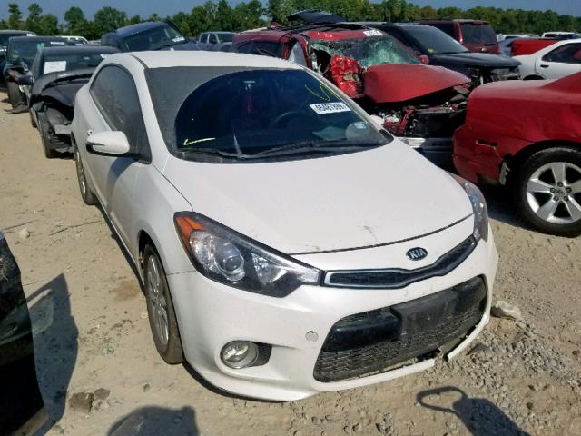 KNAFX6A8XG5575116 - 2016 KIA FORTE EX WHITE photo 1