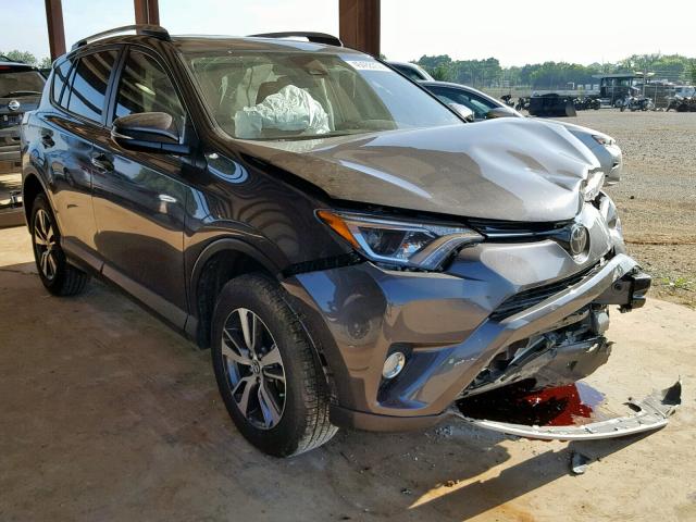 JTMWFREV2JJ162323 - 2018 TOYOTA RAV4 ADVEN GRAY photo 1