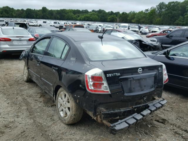 3N1AB61E19L652219 - 2009 NISSAN SENTRA 2.0 BLACK photo 3