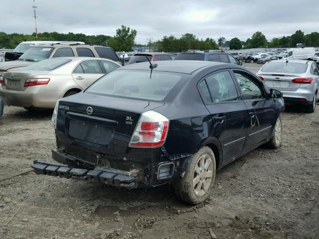 3N1AB61E19L652219 - 2009 NISSAN SENTRA 2.0 BLACK photo 4