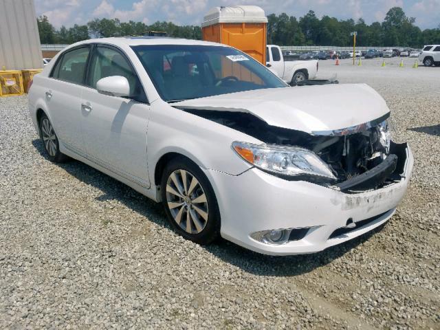 4T1BK3DB1BU433799 - 2011 TOYOTA AVALON BAS WHITE photo 1