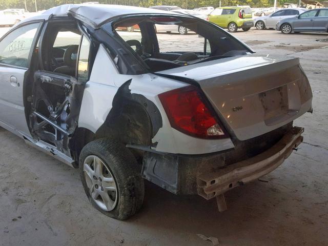 1G8AJ55F17Z192878 - 2007 SATURN ION LEVEL SILVER photo 9