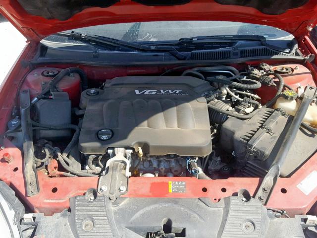 2G1WC5E38D1163189 - 2013 CHEVROLET IMPALA LTZ RED photo 7