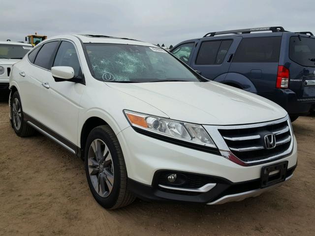 5J6TF2H59FL000328 - 2015 HONDA CROSSTOUR WHITE photo 1