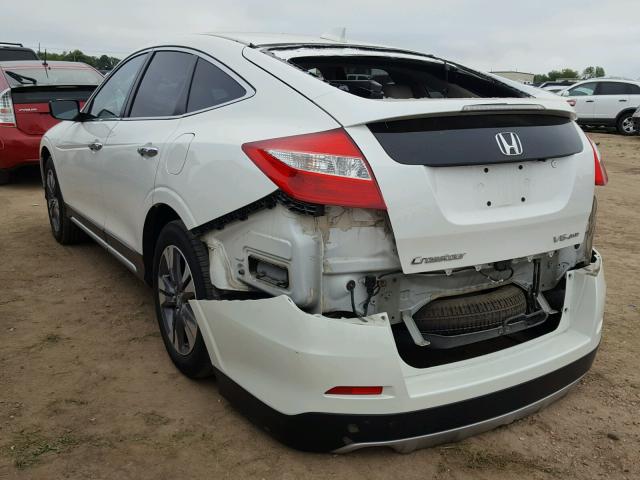 5J6TF2H59FL000328 - 2015 HONDA CROSSTOUR WHITE photo 3