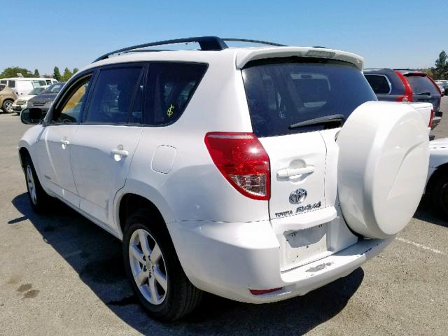 JTMZK34VX85017279 - 2008 TOYOTA RAV4 LIMIT WHITE photo 3