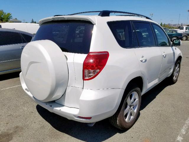 JTMZK34VX85017279 - 2008 TOYOTA RAV4 LIMIT WHITE photo 4