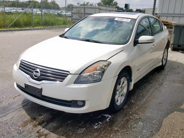 1N4CL21E59C136040 - 2009 NISSAN ALTIMA HYB WHITE photo 2