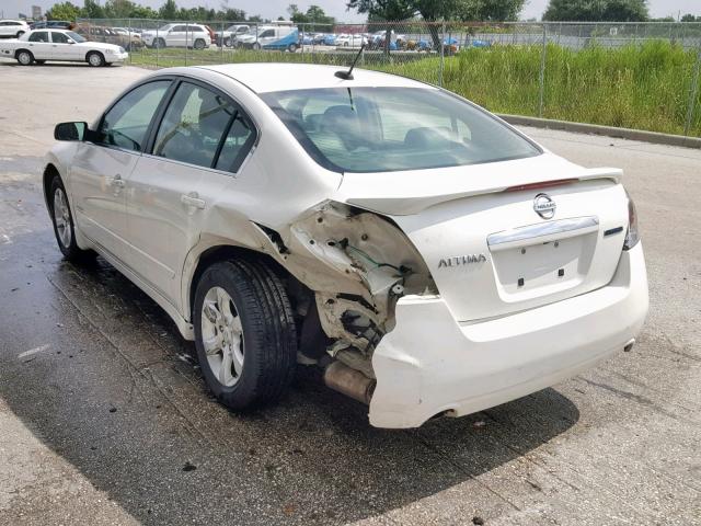 1N4CL21E59C136040 - 2009 NISSAN ALTIMA HYB WHITE photo 3