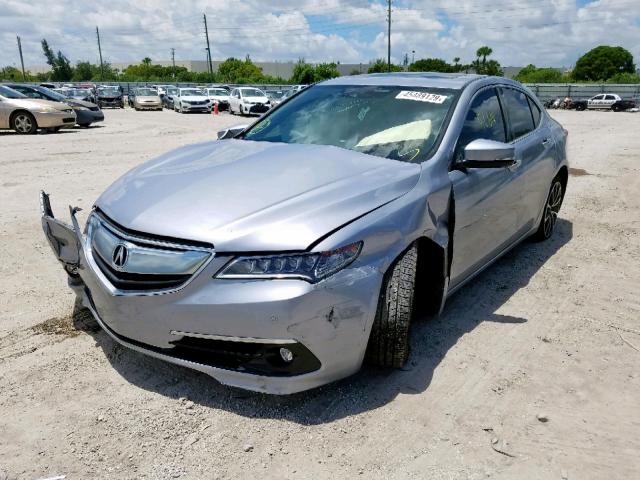 19UUB2F78FA008010 - 2015 ACURA TLX ADVANC 银色 照片 2