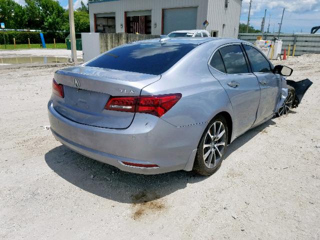 19UUB2F78FA008010 - 2015 ACURA TLX ADVANC 银色 照片 4