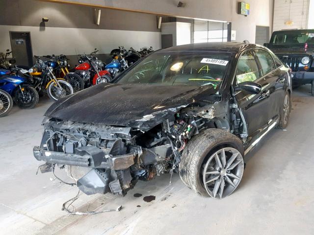 5NPE34AB4FH043918 - 2015 HYUNDAI SONATA SPO BLACK photo 2